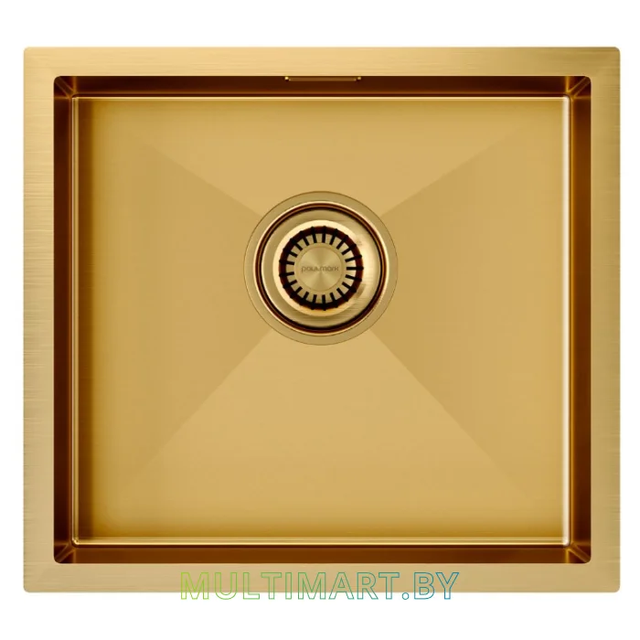Кухонная мойка Paulmark Aller 48 UNI PM804844-BG (брашированное золото)